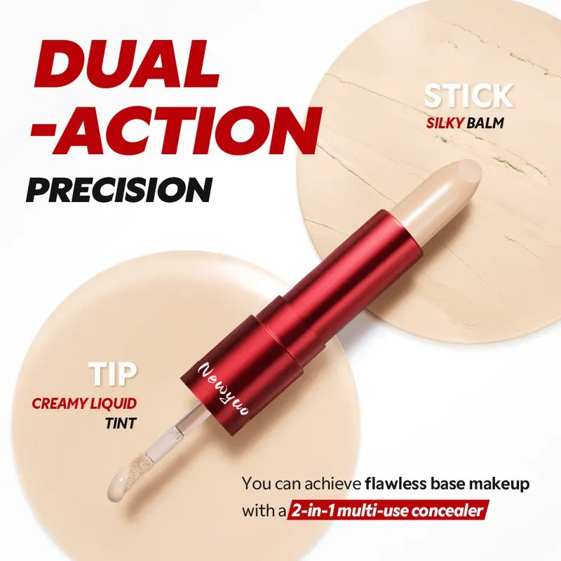 Newyuo Glide & Hide Blurring Concealer - For Lightweight Flawless Makeup, Contour, Coverage Cosmetic Foundation