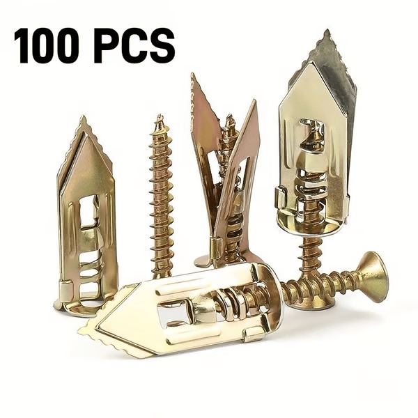 🔩QIAWI™-40PCS Self-Drilling Drywall Anchors and Screws Kit 🔥Final 3 Hours: 50%OFF