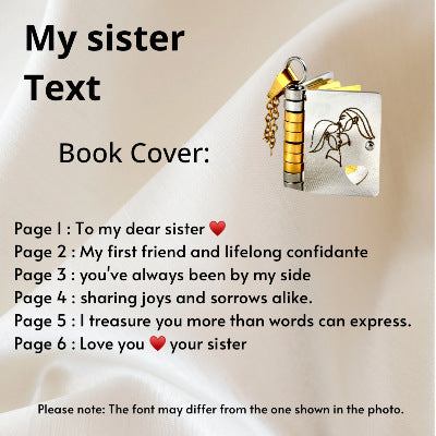 Final 3 Hours: 60%OFF🔥Book Necklace for Granddaughter