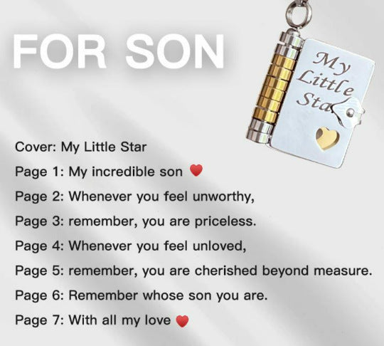 Final 3 Hours: 60%OFF🔥Book Necklace for Granddaughter