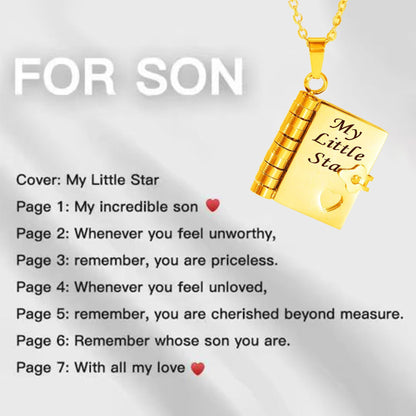 Final 3 Hours: 60%OFF🔥Book Necklace for Granddaughter