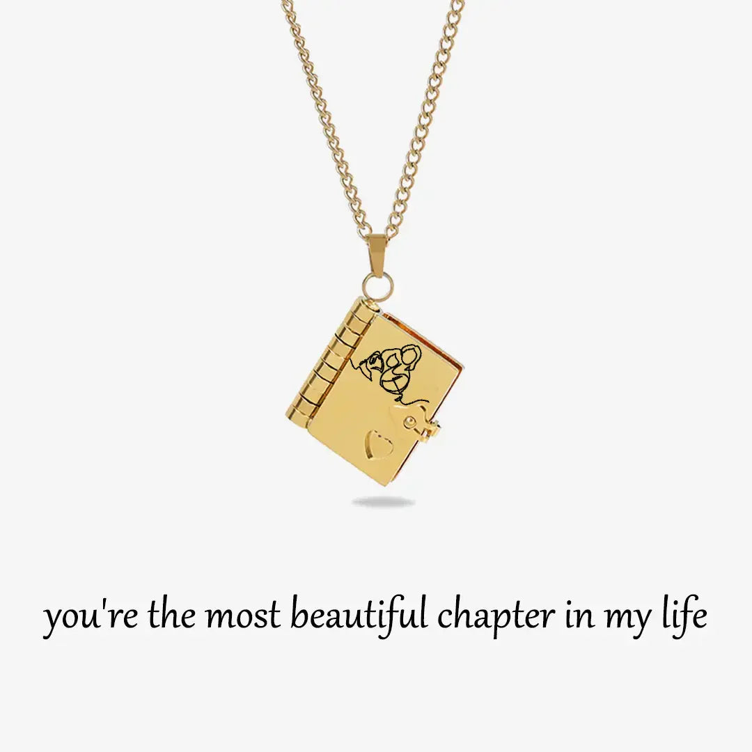 Final 3 Hours: 60%OFF🔥Book Necklace for Granddaughter
