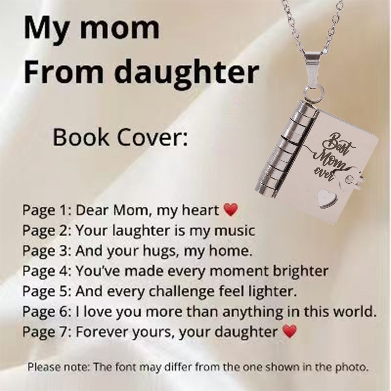 Final 3 Hours: 60%OFF🔥Book Necklace for Granddaughter