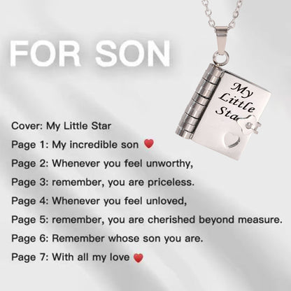 Final 3 Hours: 60%OFF🔥Book Necklace for Granddaughter