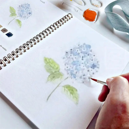Watercolor Coloring Book Including 12 Colors Watercolor Paint with Brush 🔥Final 3 Hours: 50%OFF🔥