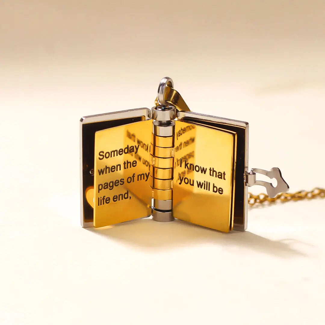 Final 3 Hours: 60%OFF🔥Book Necklace for Granddaughter
