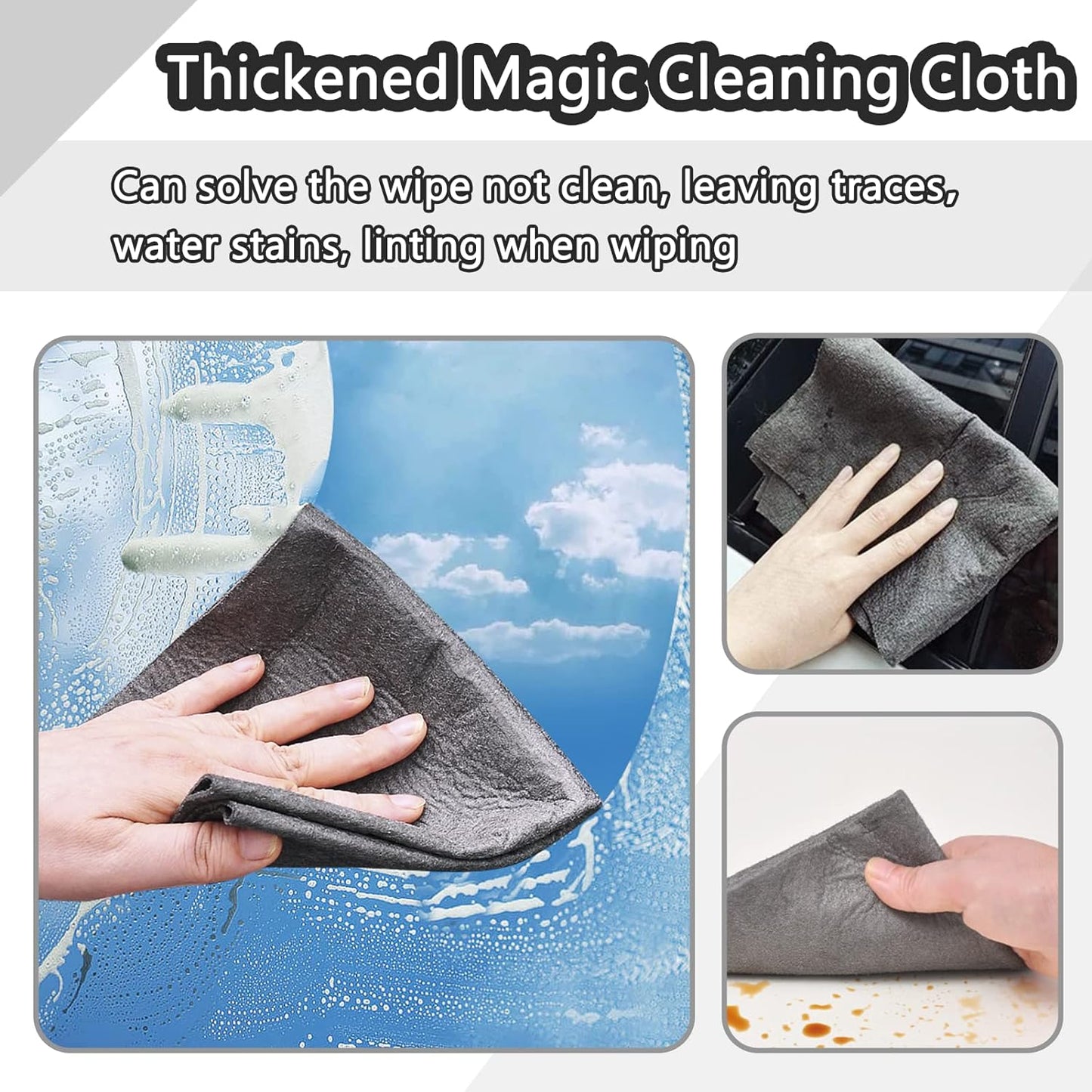 🔥10 Counts QIAWI Thickened Magic Cleaning Cloth 🔥Final 3 Hours: 70%OFF