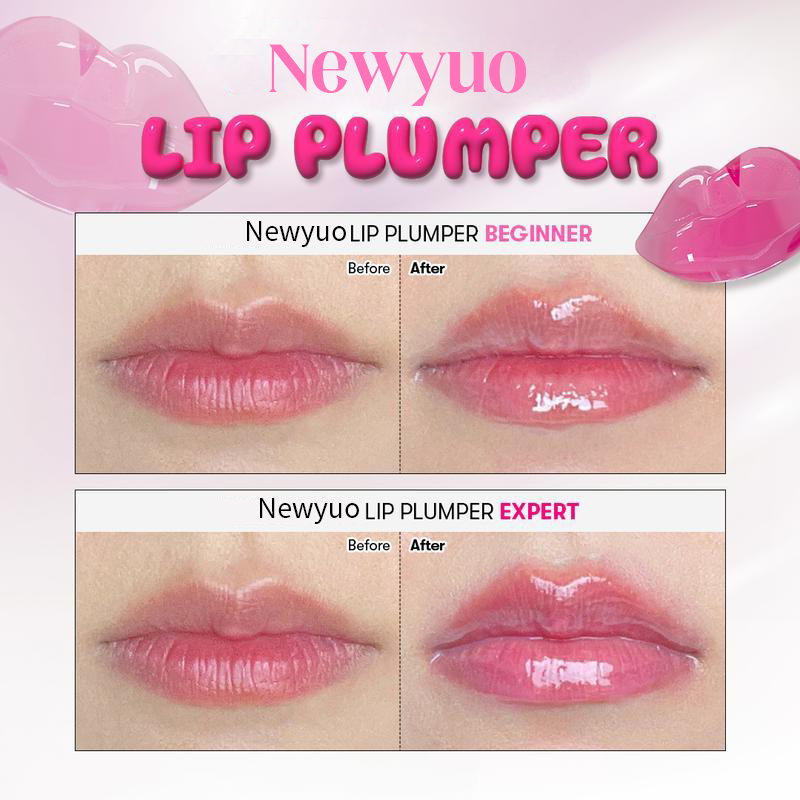 Newyuo Lip Plumper Gloss - Lips That Make You Want to Kiss More 🔥Final 3 Hours: 64%OFF