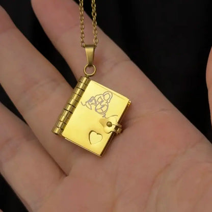 Final 3 Hours: 60%OFF🔥Book Necklace for Granddaughter
