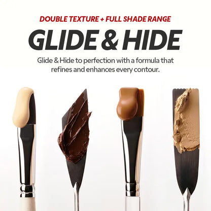 Newyuo Glide & Hide Blurring Concealer - For Lightweight Flawless Makeup, Contour, Coverage Cosmetic Foundation